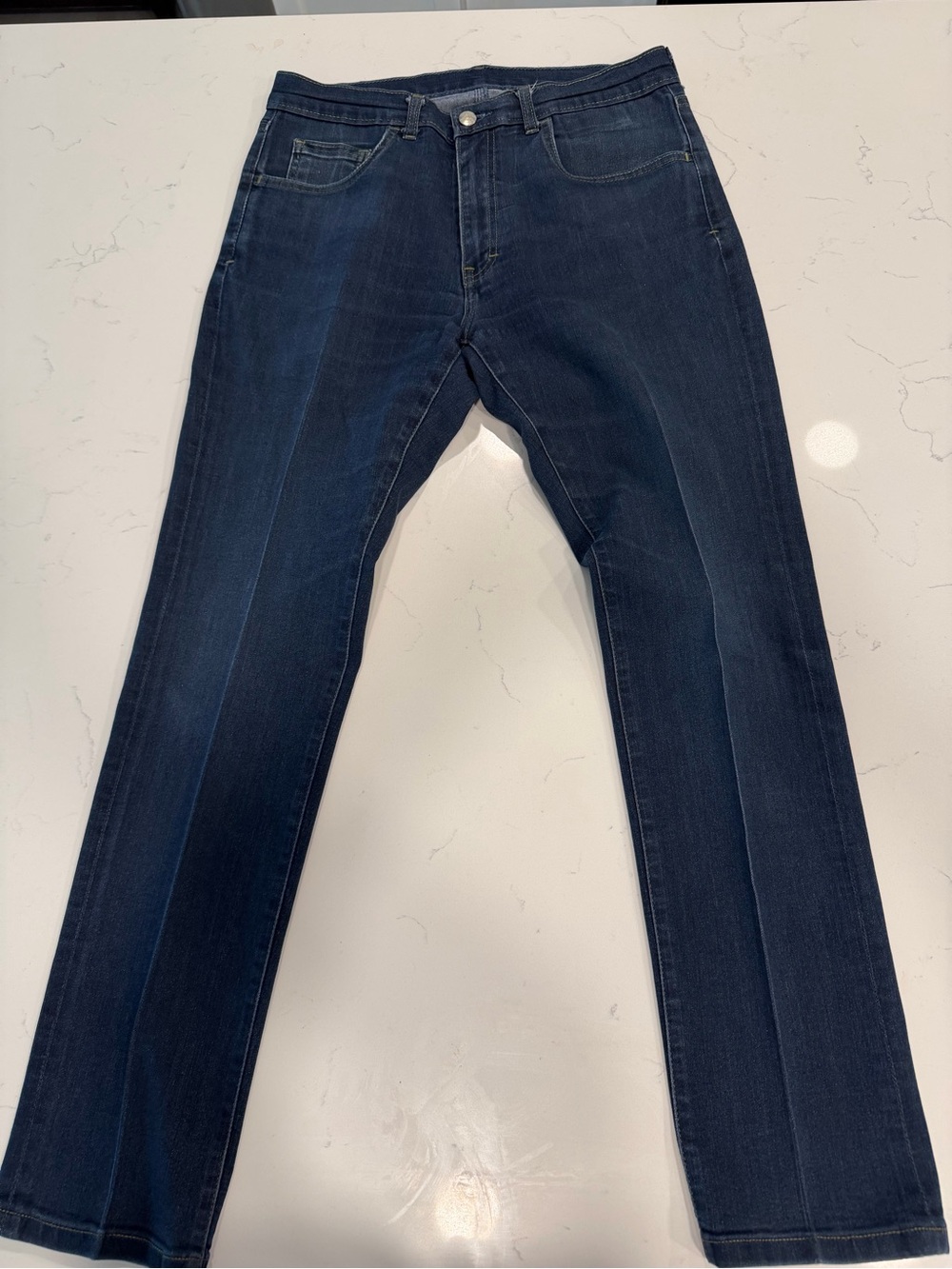 Blue Delta Skinny Jeans 30x30 Dark Wash Denim